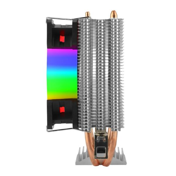 Air Cooler Processador T-Dagger, 90mm FAN, LED Rainbown